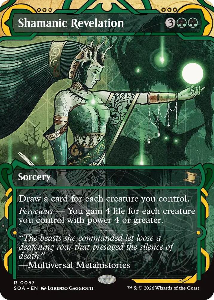 Shamanic Revelation 57 (Secrets of Strixhaven: Mystical Archive)  - Foil
