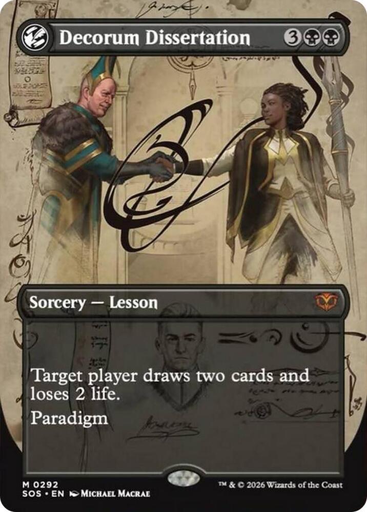 Decorum Dissertation 292 (Secrets of Strixhaven)  - Borderless