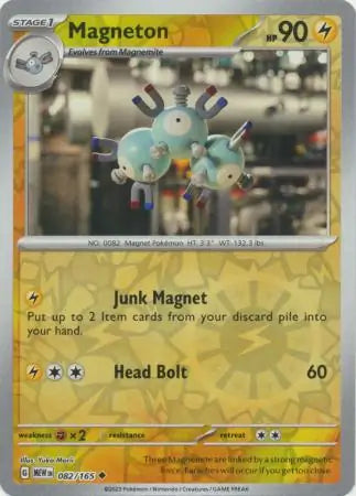 Magneton 082/165 (SV: Scarlet & Violet 151)  - Reverse Holofoil