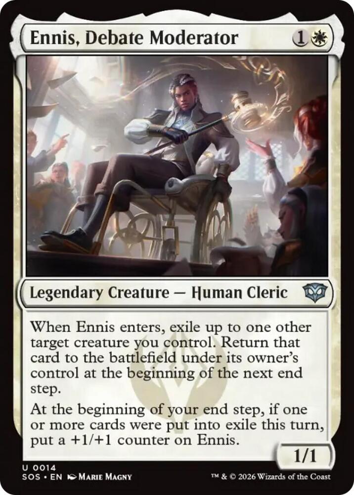 Ennis, Debate Moderator 14 (Secrets of Strixhaven)  - Foil