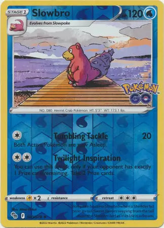 Slowbro 020/078 (Pokemon GO)  - Reverse Holofoil