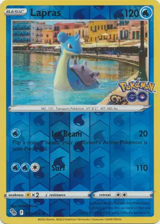 Lapras 023/078 (Pokemon GO)  - Reverse Holofoil