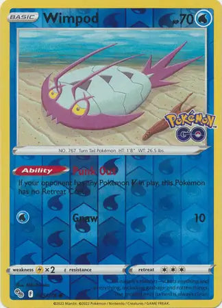 Wimpod 025/078 (Pokemon GO)  - Reverse Holofoil
