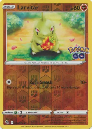 Larvitar 037/078 (Pokemon GO)  - Reverse Holofoil