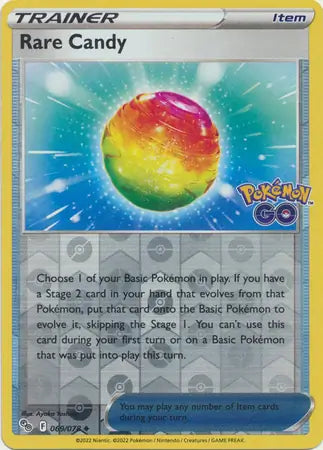 Rare Candy 069/078 (Pokemon GO)  - Reverse Holofoil