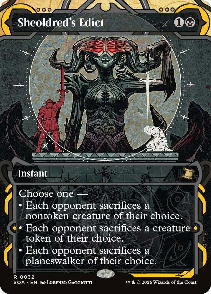Sheoldred's Edict 32 (Secrets of Strixhaven: Mystical Archive)  - Foil