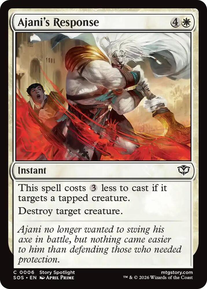 Ajani's Response 6 (Secrets of Strixhaven) 