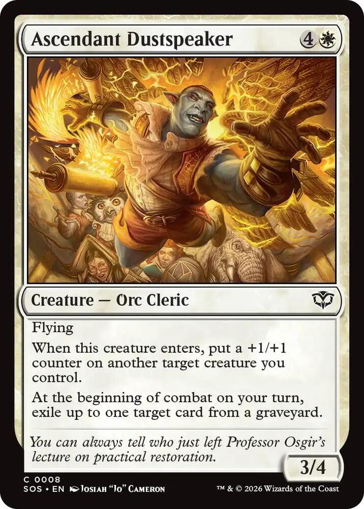 Ascendant Dustspeaker 8 (Secrets of Strixhaven)  - Foil