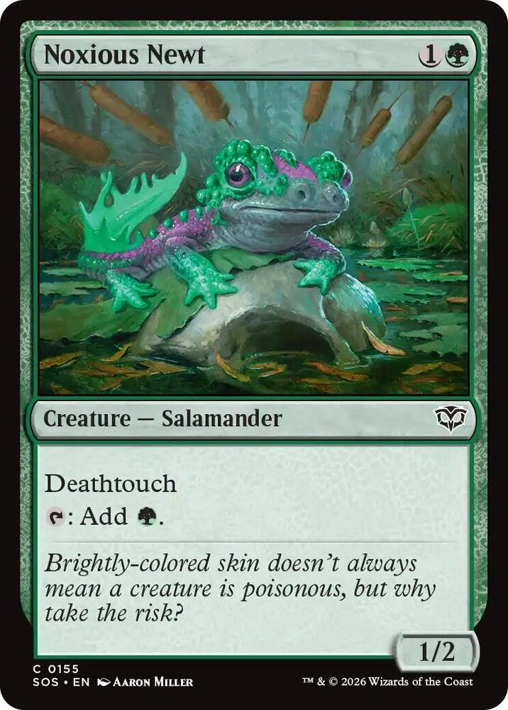 Noxious Newt 155 (Secrets of Strixhaven) 