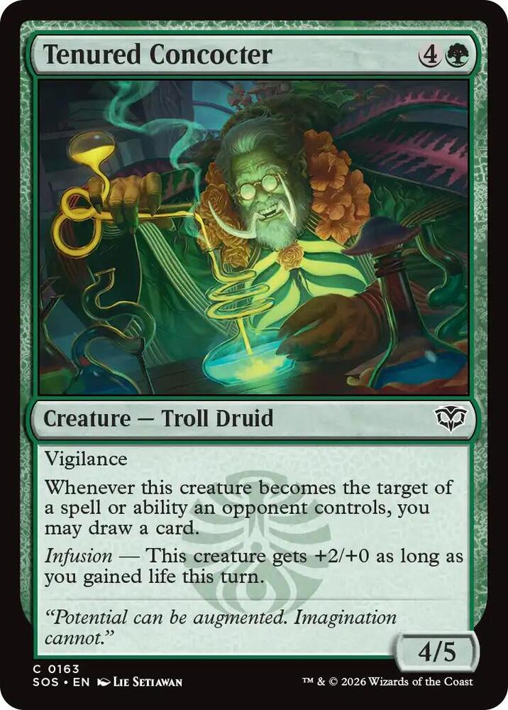 Tenured Concocter 163 (Secrets of Strixhaven)  - Foil