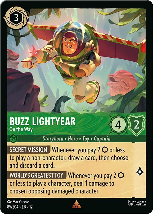 Buzz Lightyear, On the Way 85/204 (Wilds Unknown) 