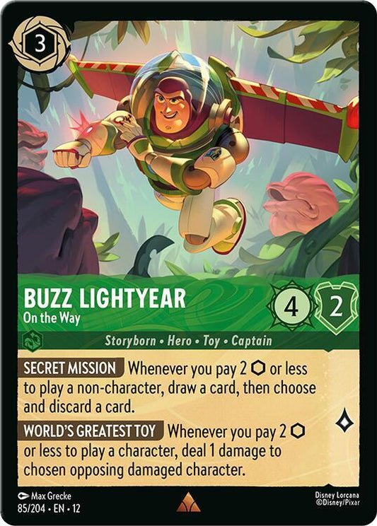 Buzz Lightyear, On the Way 85/204 (Wilds Unknown) 