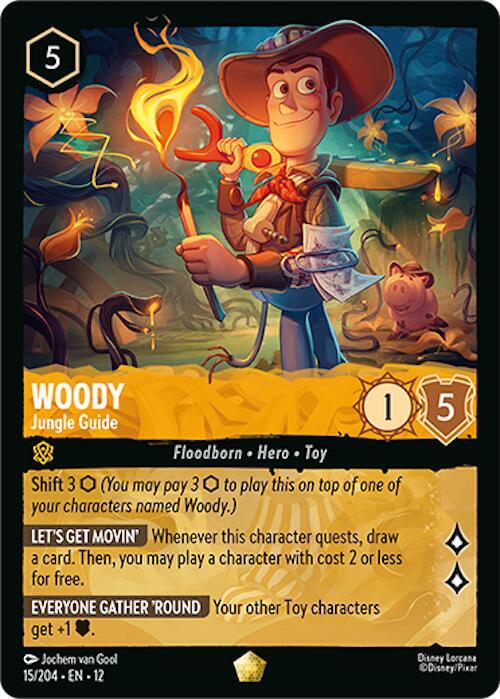 Woody, Jungle Guide 15/204 (Wilds Unknown) 