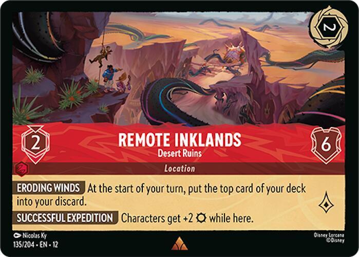 Remote Inklands, Desert Ruins 135/204 (Wilds Unknown) 