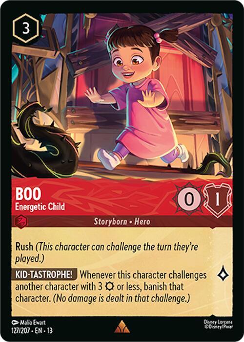 Boo, Energetic Child 127/207 (Attack of the Vine!)  - Cold Foil