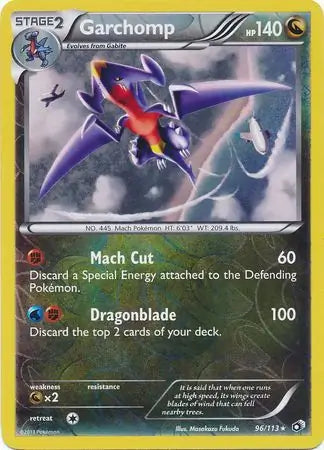 Garchomp 96/113 (Legendary Treasures)  - Reverse Holofoil