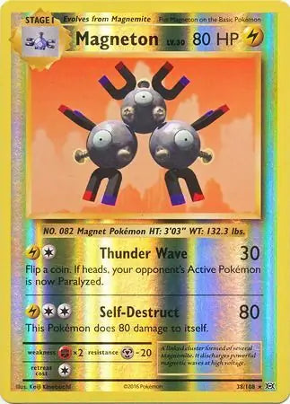 Magneton 38/108 (XY - Evolutions)  - Reverse Holofoil