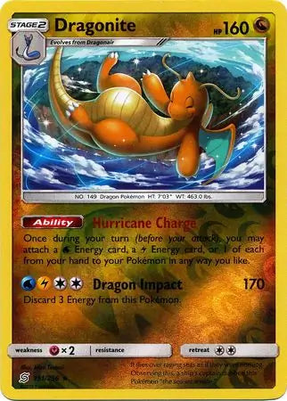 Dragonite 151/236 (SM - Unified Minds)  - Reverse Holofoil
