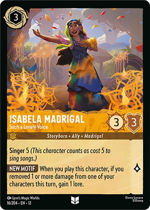 Isabela Madrigal, Such a Lovely Voice 16/204 (Wilds Unknown) 