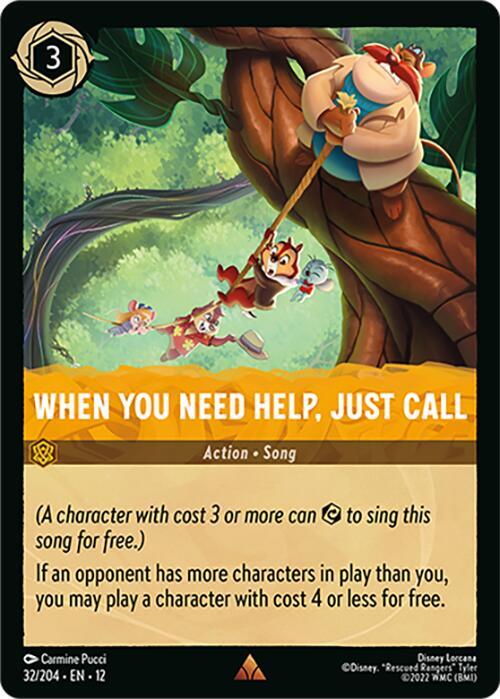 When You Need Help, Just Call 32/204 (Wilds Unknown) 