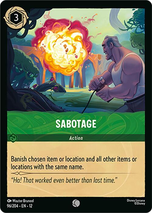 Sabotage 96/204 (Wilds Unknown) 