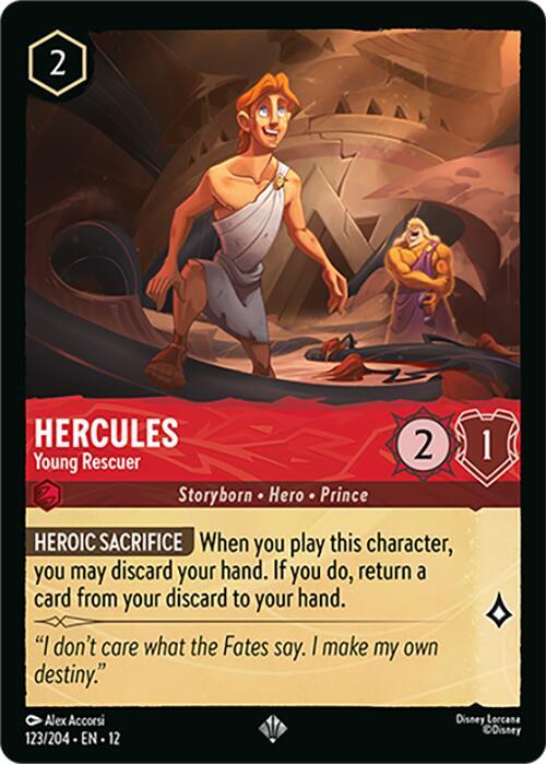 Hercules, Young Rescuer 123/204 (Wilds Unknown) 