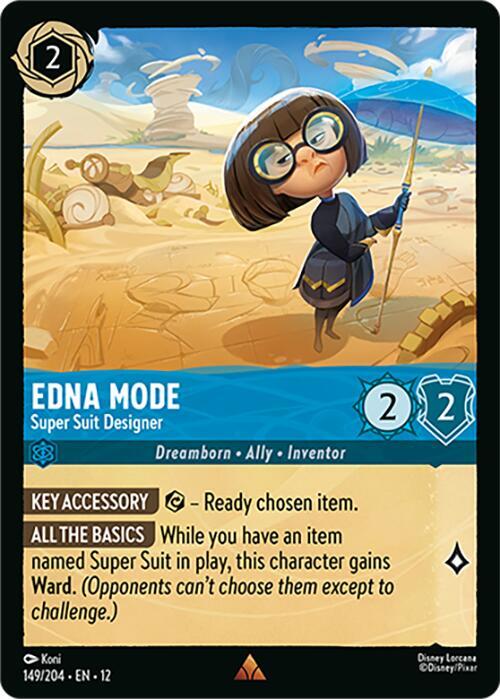 Edna Mode, Super Suit Designer 149/204 (Wilds Unknown) 