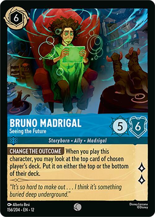 Bruno Madrigal, Seeing the Future 156/204 (Wilds Unknown) 