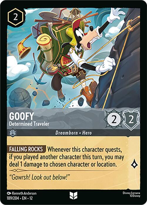 Goofy, Determined Traveler 189/204 (Wilds Unknown) 