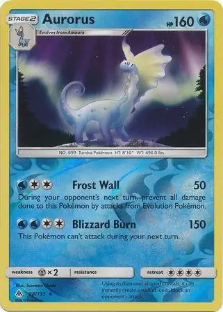 Aurorus 28/131 (SM - Forbidden Light)  - Reverse Holofoil