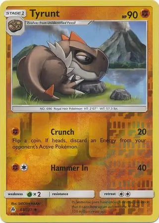 Tyrunt 68/131 (SM - Forbidden Light)  - Reverse Holofoil
