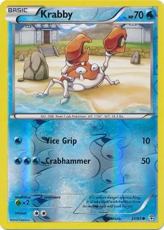 Krabby 21/83 (Generations)  - Reverse Holofoil