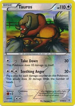 Tauros 57/83 (Generations)  - Reverse Holofoil