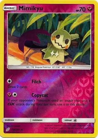 Mimikyu 112/181 (SM - Team Up)  - Reverse Holofoil