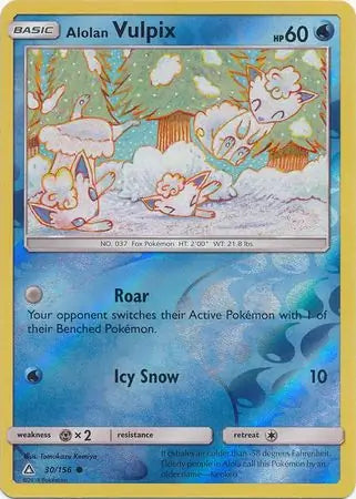 Alolan Vulpix 30/156 (SM - Ultra Prism)  - Reverse Holofoil