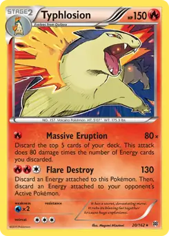 Typhlosion 20/162 (XY - BREAKthrough)  - Holofoil