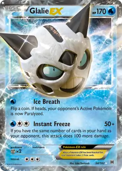 Glalie EX 34/162 (XY - BREAKthrough)  - Holofoil