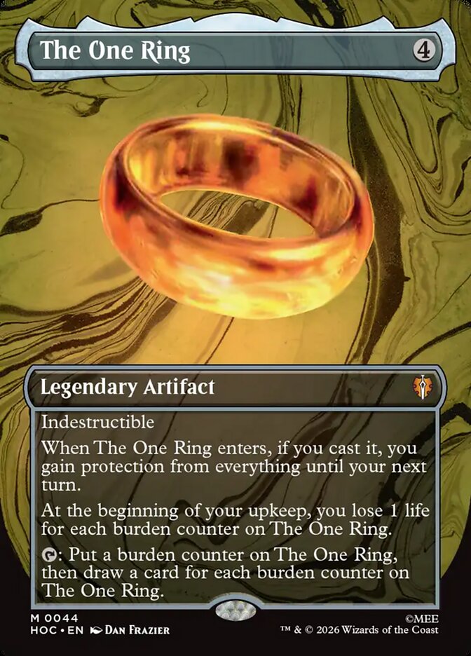The One Ring 44 (The Hobbit: Eternal-Legal)  - Borderless Foil