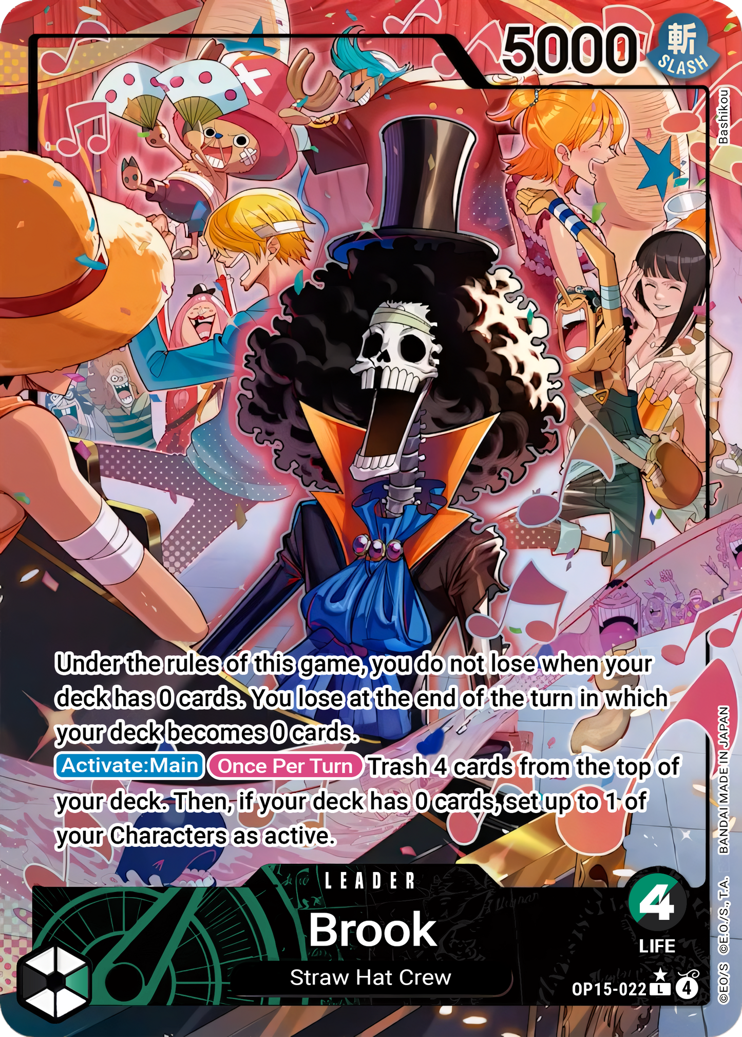 Brook OP15-022 (Adventure on Kami's Island)  - Alternate Art Foil