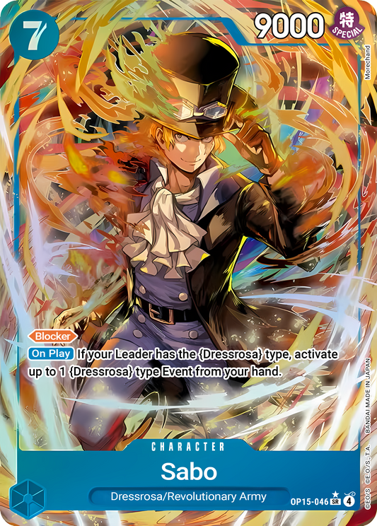 Sabo OP15-046 (Adventure on Kami's Island)  - Alternate Art Foil