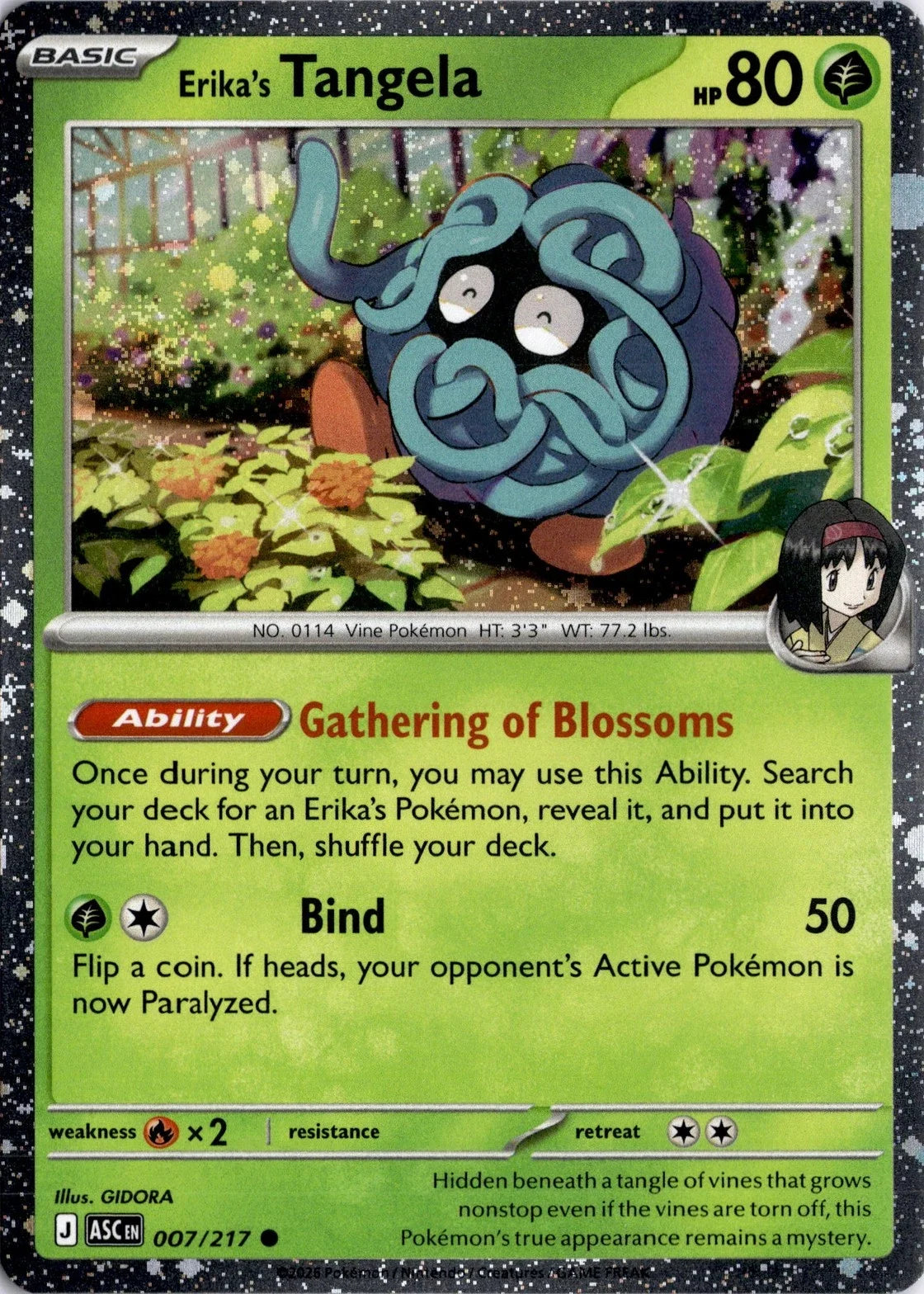 Erika's Tangela 007/217 (Miscellaneous Cards & Products)  - Cosmo Holofoil