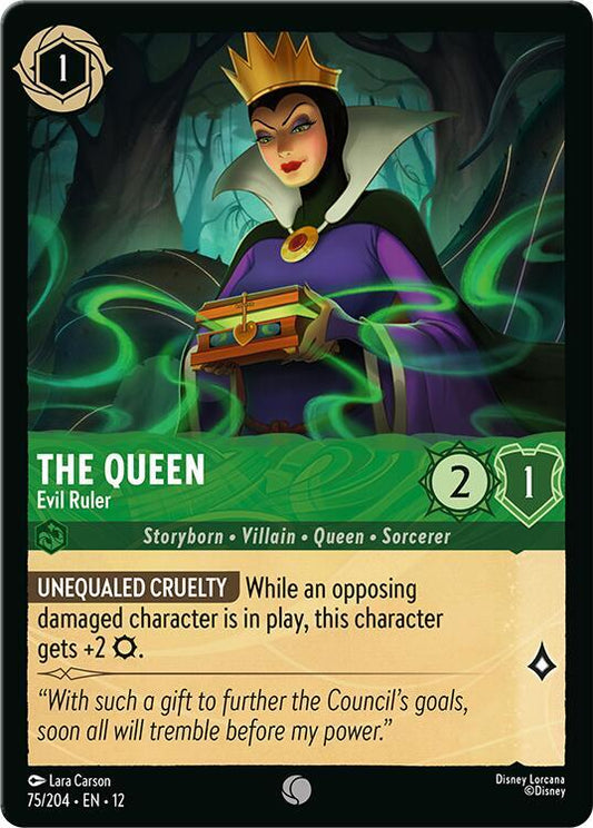 The Queen, Evil Ruler 75/204 ()  - Cold Foil
