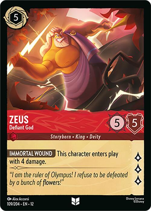 Zeus, Defiant God 109/204 () 
