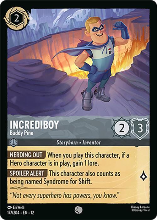 Incrediboy, Buddy Pine 177/204 () 