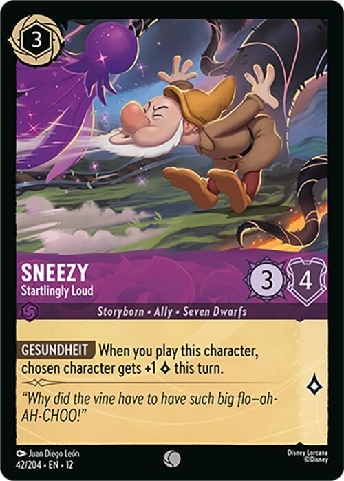 Sneezy, Startlingly Loud 42/204 () 