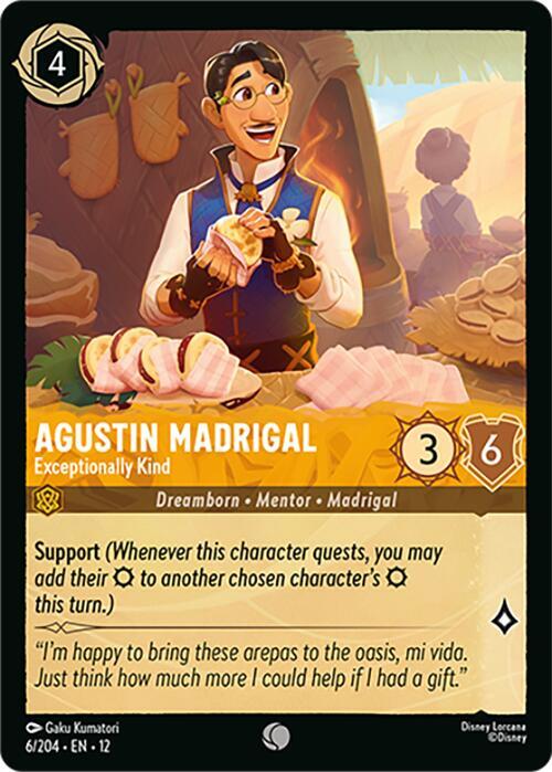 Agustin Madrigal, Exceptionally Kind 6/204 () 