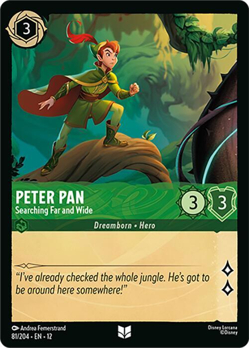Peter Pan, Searching Far and Wide 81/204 () 