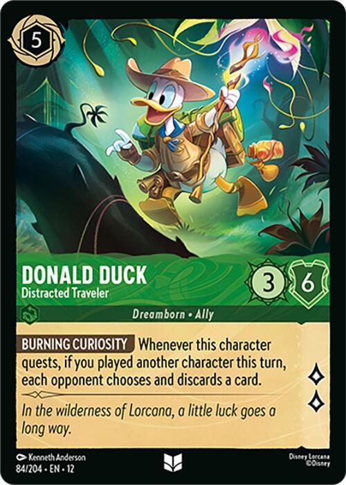Donald Duck, Distracted Traveler 84/204 () 