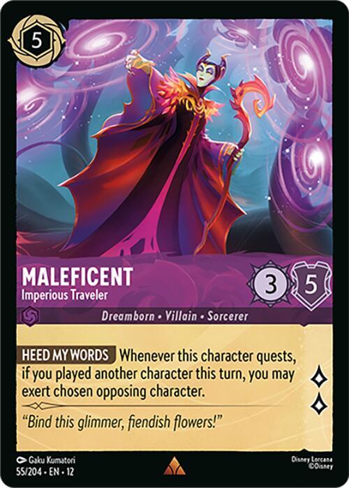 Maleficent, Imperious Traveler 55/204 ()  - Cold Foil