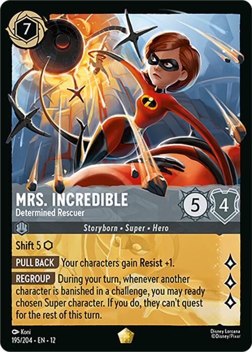 Mrs. Incredible, Determined Rescuer 195/204 ()  - Cold Foil